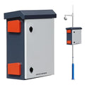 Nema Enclosure Outdoor Electrical Box - 19.7*23.6*11.8" Universal IP Weatherproof Equipment Box,Galvanized Plate Electrical Enclosure,with Removable Mounting Plate and Muffin Fan Vent(50 * 60 * 30cm)