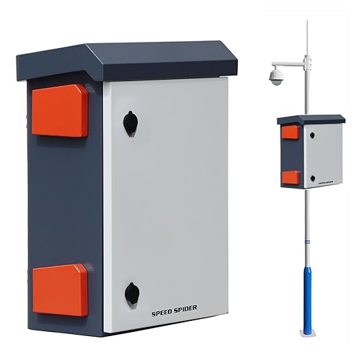 Nema Enclosure Outdoor Electrical Box - 19.7*23.6*11.8" Universal IP Weatherproof Equipment Box,Galvanized Plate Electrical Enclosure,with Removable Mounting Plate and Muffin Fan Vent(50 * 60 * 30cm)