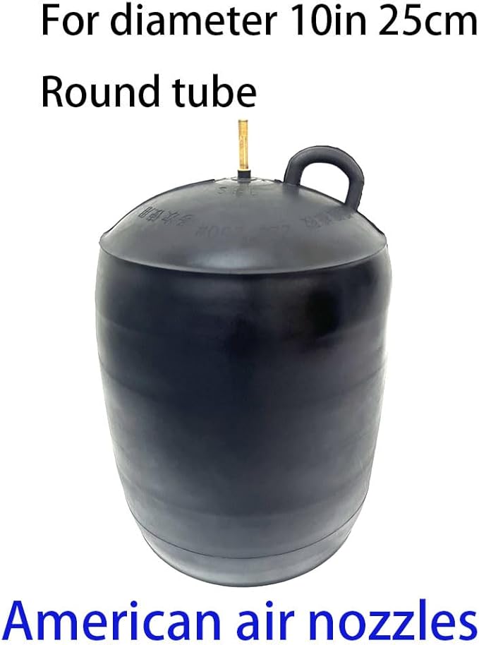 Rubber Test Ball Pipe Plug;Multi-Size Test Ball Plug;Test Ball Pneumatic Plug (10in 25cm)