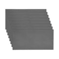 MECCANIXITY 8pcs 1/16"(1mm) x2 x4 Steel Plate, Black Hot Rolled A36 Steel Sheet Plate Base, Square Weldable Metal Discs for Industrial Construction Structural Support