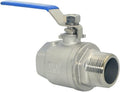 DAN SPEED 1-1/4 Inch Male x Female NPT Ball Valve S304 Stainless Steel,Full Port Heavy Duty for Water, Oil, and Gas,1000WOG (1-1/4 inch)