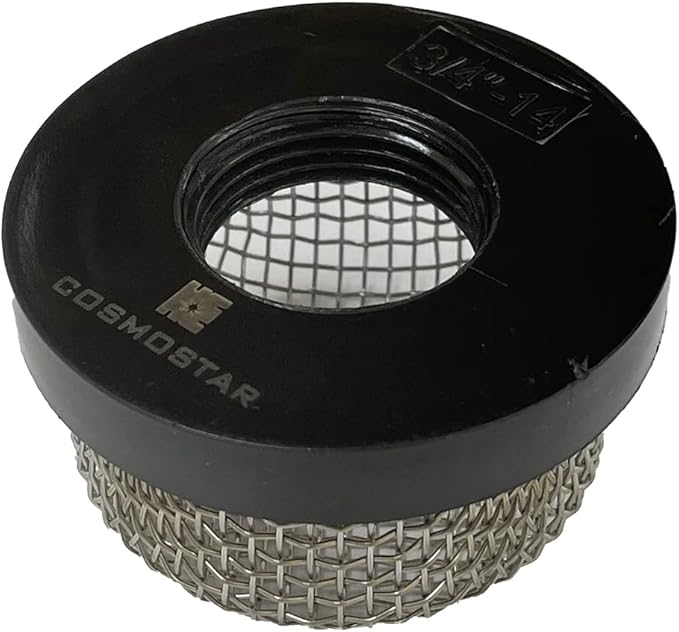 Cosmostar Stainless Steel Strainer ¾ Inch -14, Aerator Screen Wire Mesh Compatible with Livewell Pump, Industrial Plumbing Inline, Garden Washers Water Filter Sprayer Garden Hose Suction Line. (1)