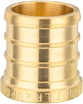 (Pack of 50) EFIELD Barb Crimp Pex 3/4-inch Plug (End Cap) Brass Fittings, ASTM F1807,(PEX1807232-50PCS)