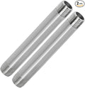 304 Stainless Steel Nipple Pipe Fitting 1/2" NPT X 1/2" NPT Male Thread Cast Pipe Fittings 8" 200mm Length (pack of 2)