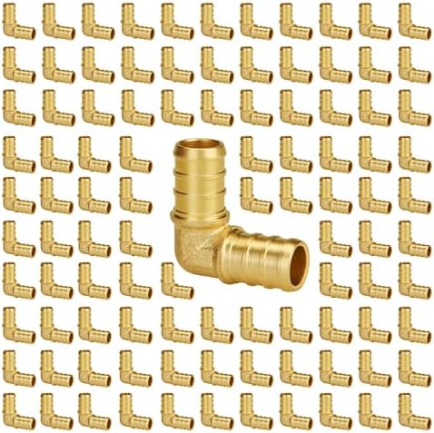 SUNGATOR 100-Pack 1/2" PEX 90 Degree Elbow, PEX Fittings 1/2 Inch