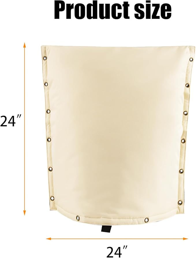 Insulated Backflow Preventer Pouch - Outdoor Pipe Insulation for Winter, Well Pump & Sprinkler Valve Protection