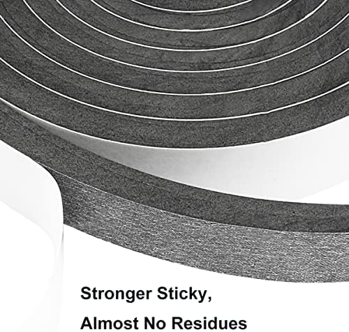 2 Rolls Weather Stripping Door Seal, 3/4'' W x 3/8'' T Foam Tape Close Cell, Single Sided Weather Strip for Door or Window, (Total 16.5 Feet Long)…