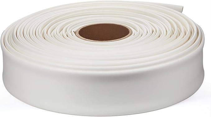 Chanzon 3:1 Ratio - 80ft Roll - Heat Shrink Tubing 2" (50mm) - Marine Grade Waterproof Adhesive Lined - (25M Total Length) White Polyolefin Sleeving Wrap Shrinking 3 to 1 Ratio 1pcs
