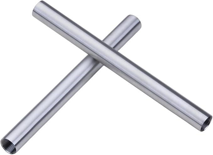 CONSTELLAR 304 Stainless Steel Pipe Fitting - 3/4" NPT Female x 3/4" NPT Female Threaded Thickened Pipe Wall, 400mm (16 inch) Length Heavy Nipple Seamless Pipe (1 Pcs)