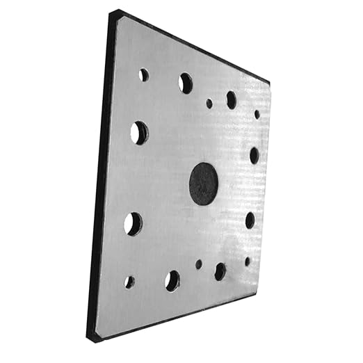 3pcs Aluminum Sander Backing Plate Replacement Pad for Drywall Sander Discs Sanding Pad Fit