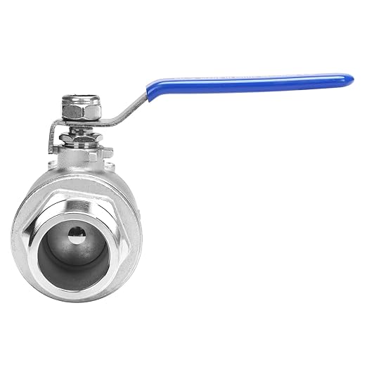 DERNORD Full Port Ball Valve 1-1/4 Inch - Male x Female Stainless Steel 304 Heavy Duty for Water, Oil, and Gas,1000WOG (1.25 Inch NPT)