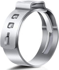 100PCS 5/8 Inch PEX Cinch Clamps Rings, 304 Stainless Steel PEX Fitting Clamps Pinch Crimp Rings for PEX Tubing Pipe Fitting Connections (Silver -5/8inch(100PCS))