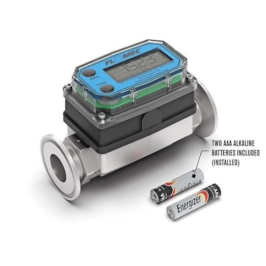 G2 Series High-Temp Turbine Flow Meter, 3/4 Inch Pipe Size, 1 Inch Tri-Clamp Fitting (G2S07TH9GMX)