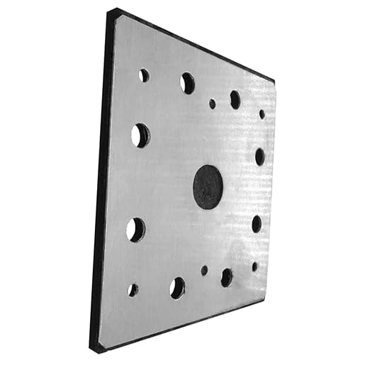2pcs Square Sander Pad Electric Sander Palm s Accessories Replacement Backing Pad Replacement Backing Plate Eva Black