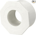 25Pcs 2" x 1" PVC Reducer Bushing Fitting, SCH40 (Spigot x Socket) Furniture Grade PVC Pipe Fitting, Reducer Bush Adapter for Home Sewer Plumbing, Industrial, Pipe Connection