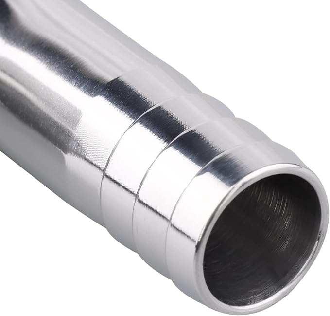 DERNORD Sanitary Hose Barb Pipe Fitting 1.5" Tri Clamp (50.5MM Ferrule) 90 Degree Elbow (Tube OD: 5/8"/15.9MM (1.5 Tri-clamp))
