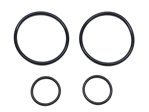 Captain O-Ring – Replacement O-Rings for Rusco/Vu-Flow Spin-Down, Sediment Trap Filters (2 Sets) [Select Size .75OR, 1OR, 1.5OR, or 2OR] (1" Filter (1OR) - 2 Sets)