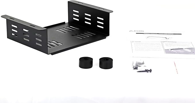 AEONS Under Desk Computer Mount Laptop PC Mount Wall Mount for Small Form Factor Case Desk Holder Shelf Drawer 10" x 3" x 8"
