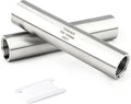 TAISHER 2PCS Stainless Steel Pipe Fittings, 1" NPT Female x 1" NPT Female Threaded, 4" Length Thickened Nipple Cast Pipe