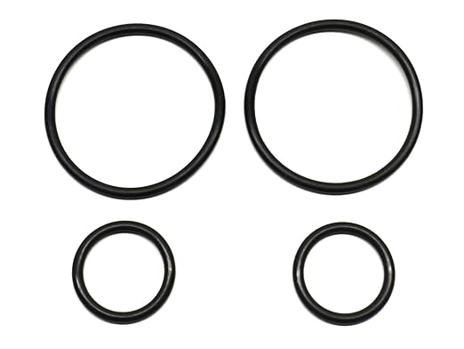 Captain O-Ring – Replacement O-Rings for Rusco/Vu-Flow Spin-Down, Sediment Trap Filters (2 Sets) [Select Size .75OR, 1OR, 1.5OR, or 2OR] (3/4" Filter (.75OR) - 2 Sets)