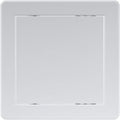 6 x 6 Inch White Square ABS Plastic Plumbing Access Panel - Indoor Wall Access Door for HVAC, Wall, Ceiling, and Drywall with Panel - Opening Box Door Cover - Easy to Instal