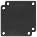 Rocaris 2 Pcs 8 X 8 X 5/16 Inch A36 Steel Plate Hot Rolled, Steel Base with 4 Holes Metal Square for Construction Boards, Structure Support, Weldable Square and Industrial
