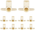 (Pack of 10) EFIELD CPVC Pipe Fitting, 1/2"Slip x 1/2"Slip CPVC-CTS 90-Degree Drop Ear Elbow(Wing Elbow),(CPVC046-10)