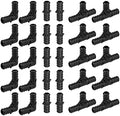 30Pcs EFIELD 3/4" Poly PPSU Barb Crimp Pex Fittings Combo(PPSU1807012-30)