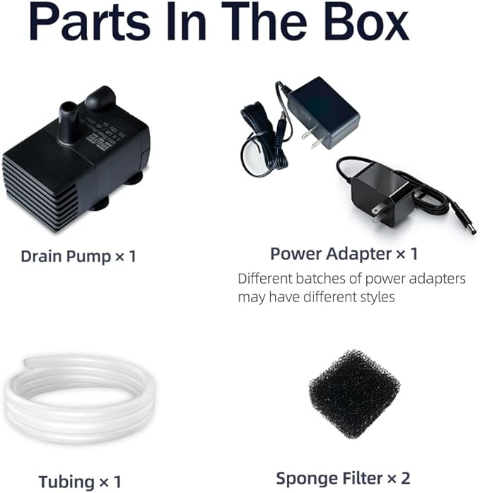 Automatic Small Sump Pump with Water Sensor, 8 FT Lift 70 GPH 115V/230V Mini Condensate Pump with Float Switch, Water Removal for Dehumidifier, Air Conditioner, Ice Maker, Basement, Auto On Off