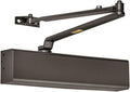 Dynasty Hardware Door Closer, Grade 1 Heavy Duty Commercial Hydraulic Closer, Self-Closing, Adjustable Spring Size 1-6, ADA Compliant, Surface Mount, Duronotic Bronze, Series 8500