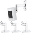 3Pack Camera Wall Mount,Compatible with R-ing Outdoor Cam Plus/Stick Up Cam Battery/Plug-in/Pro/Indoor Cam(1st Gen),360 Degree Adjustable No Drilling Mount for Outdoor Indoor Cameras,White