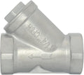 Strainer Mesh Filter Valve,800WOG Y-Spring NPT Female Check Valve,Stainless Steel SS316 CF8M (1-1/4")