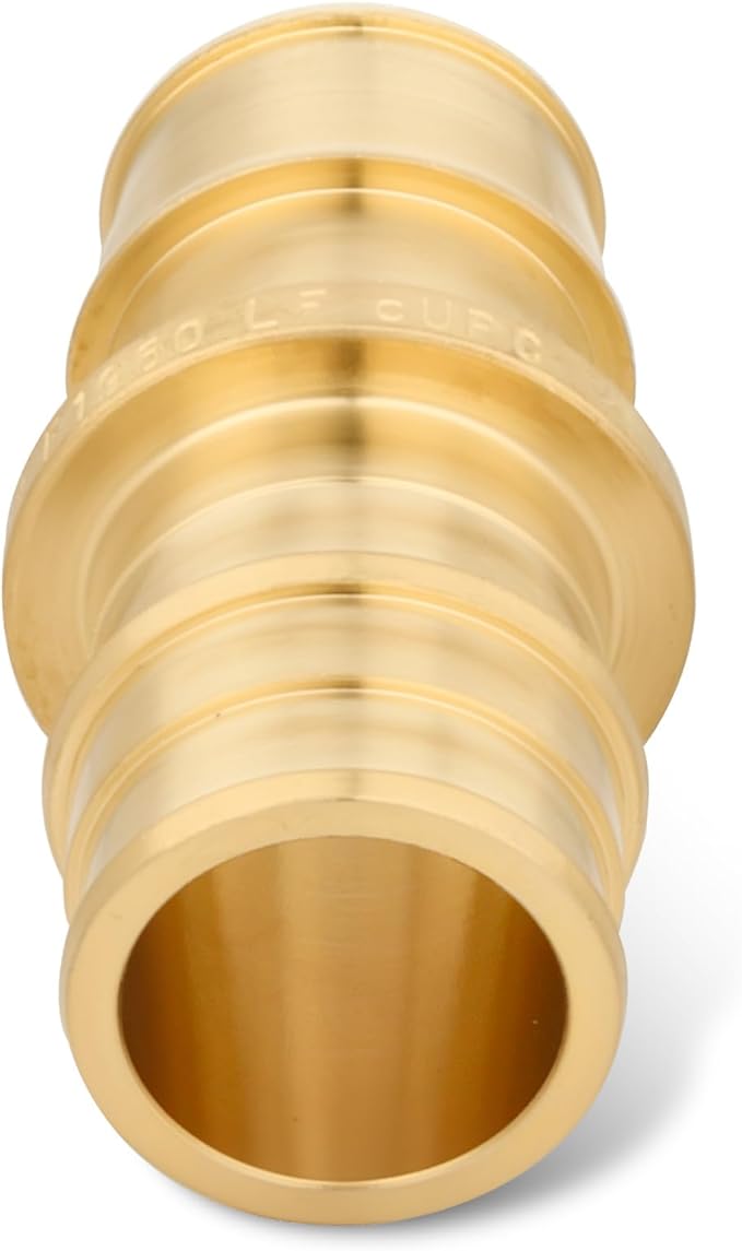15 pack - 3/4 Inch PEX-A Expansion Fittings, ASTM F1960 Certified Lead-Free Brass Tee, Elbow, Coupling Combo, Compatible with PEX A Pipe Tubing, Full Flow Fitting for Plumbing Water Line, NSF/ANSI 61
