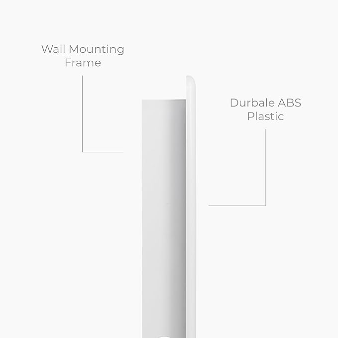 4x4 Inch White Access Panel – ABS Plastic Rectangular Wall & Ceiling Access Door for Plumbing Electrical HVAC – Easy Install Indoor Panel for Drywall Home Improvement and Maintenance