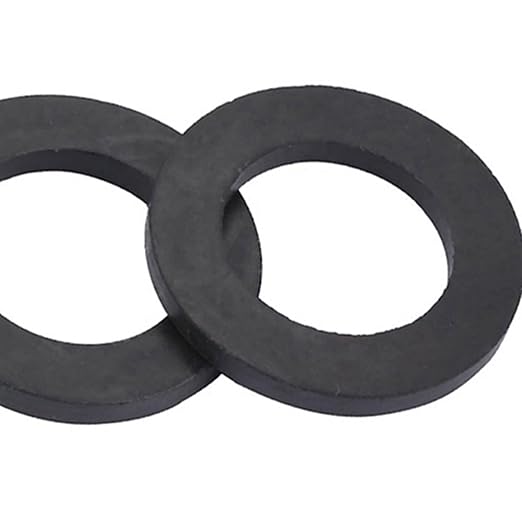 12PCS Washer Ring Shower, Faucet Washers Replacement for Sealing Rubber Washer, Black (1 Inch)