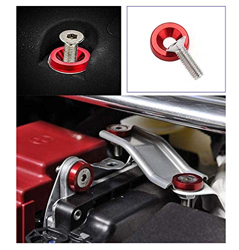 20-Piece Engine Dress up Kit: Aluminum Washers, Bolts & Rivet Nuts (Gold)