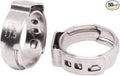 Stainless Steel 304 Pex Crimp Ring Clamp, Hose Pex Fitting Clamps (1/2 Inch, 50pcs)