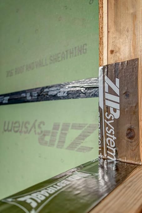 ZIP System Huber Stretch Tape | Self-Adhesive Flexible Flashing for Doors-Windows (6" x 20')