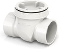 GASHER 4" PVC Backflow Preventer Valve, Sewer Check Back Flow Preventer Drain Backflow Preventer Valve for a Variety Of Drainage Systems