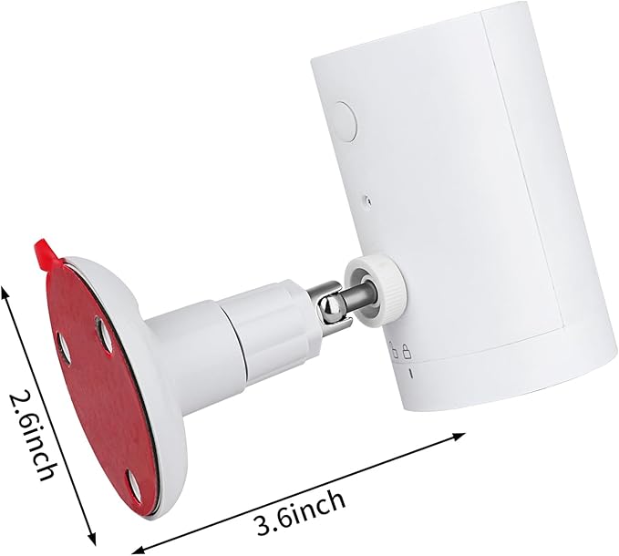 ALERTCAM 2Pack Adhesive Wall Mount for Stick Up Cam & Outdoor Cam Plus, 360 Degree Adjustable Screwless Bracket for Your Surveillance Camera, 2 Ways Installation Without Drilling