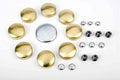 JEGS Brass Freeze Plug Kit | Fits 1957-1997 Small Block Chevy 262-350 | Made In USA | Includes 22 Plugs