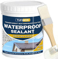 Transparent Waterproof Coating, TUFINEIN 35 Oz Invisible Waterproof Agent Indoor & Outdoor Sealant Water-Based Clear Sealant Roofs, Walls, Garden, Terraces