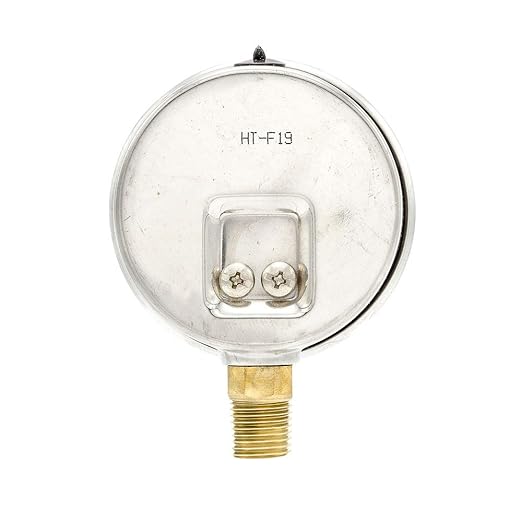 PIC Gauges PRO-201L-254CE 30-0-100 PSI Pressure Gauge, 2 1/2" Dial, 1/4" Male NPT Connection, Bottom Mount, Dual Scale, Glycerin Filled, Stainless Steel Case/Bezel, Brass Internals & Plastic Lens