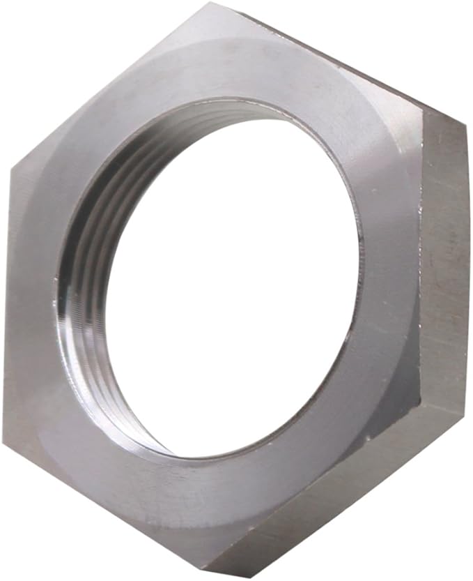 DERNORD Cast Pipe Fitting Stainless Steel 304 Hex Locknut 1-1/4" NPT Female