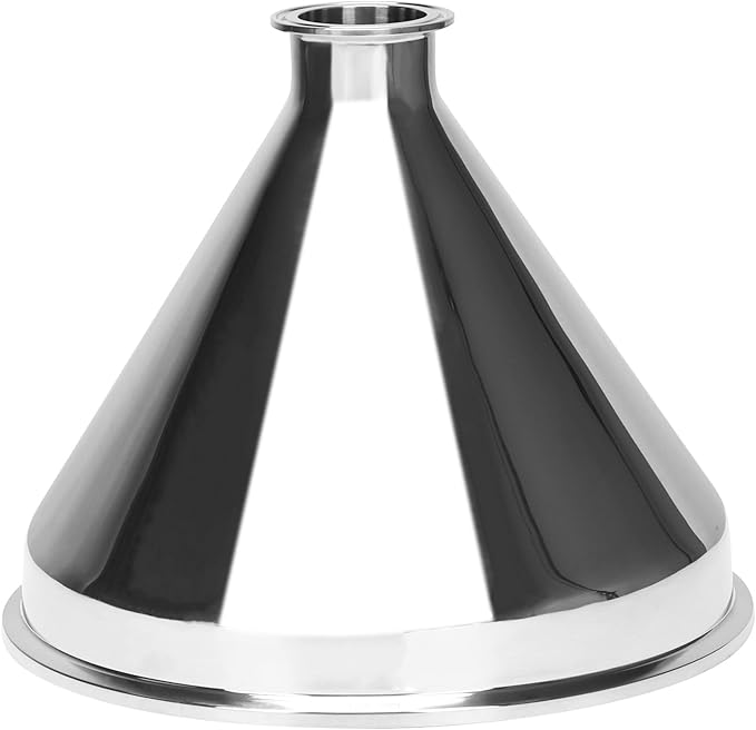 DERNORD Sanitary Fitting Reducer Fitting SUS304 Tri Clamp Ferrule Style 10" Tube OD to 2" Tube OD