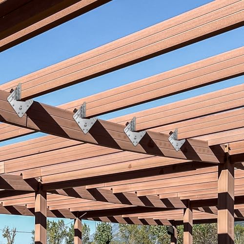 24 Pcs 16-Gauge Hurricane Tie, Hurricane Ties for Rafters, Heavy Duty Electrogalvanizing Joist Hangers, Heavy Duty Hot Galvanized Joist Hangers for Roofing Trusses Wood Timber