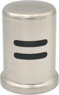 Satin Nickel Dishwasher Air Gap Cover only, Skirted, Replacement air gap dishwasher,Solid Brass, Satin Nickel Finish
