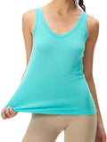Women's 100% Merino Wool Tank Top – Ultra-Fine 15.5 Micron Base Layer, Breathable, Lightweight Undershirt Outdoor