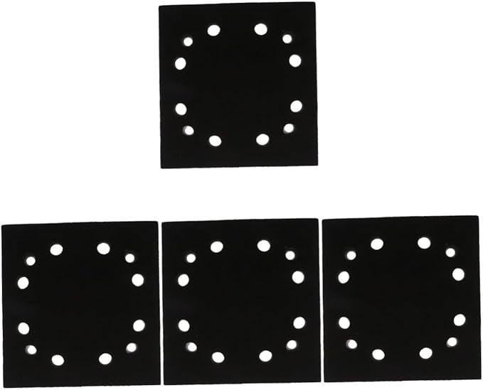 UPKOCH 4pcs Replacement Sander Pad Sanding Backing Plate Easy to Install for Electric for Woodworking and Preparation