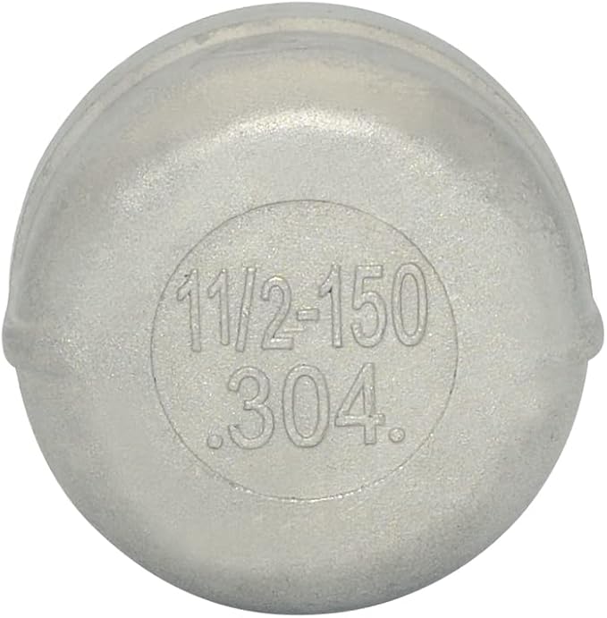1-1/2" 1.5" Cap,NPT Female Threaded Cast Pipe Fitting,Stainless Steel 304